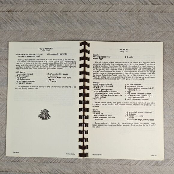 The Iron Skillet 1987 Vtg Louisiana Church Cookbook Cajun Creole Local Ethnic - Picture 7 of 8
